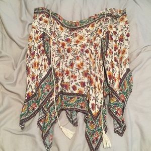 American eagle strapless shirt